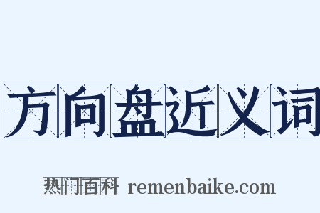 方向盘近义词是什么意思的图片